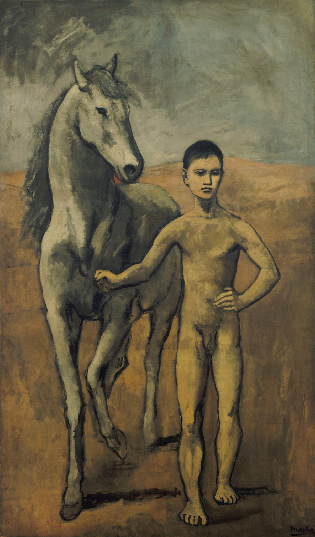 毕加索 Boy Leading a Horse