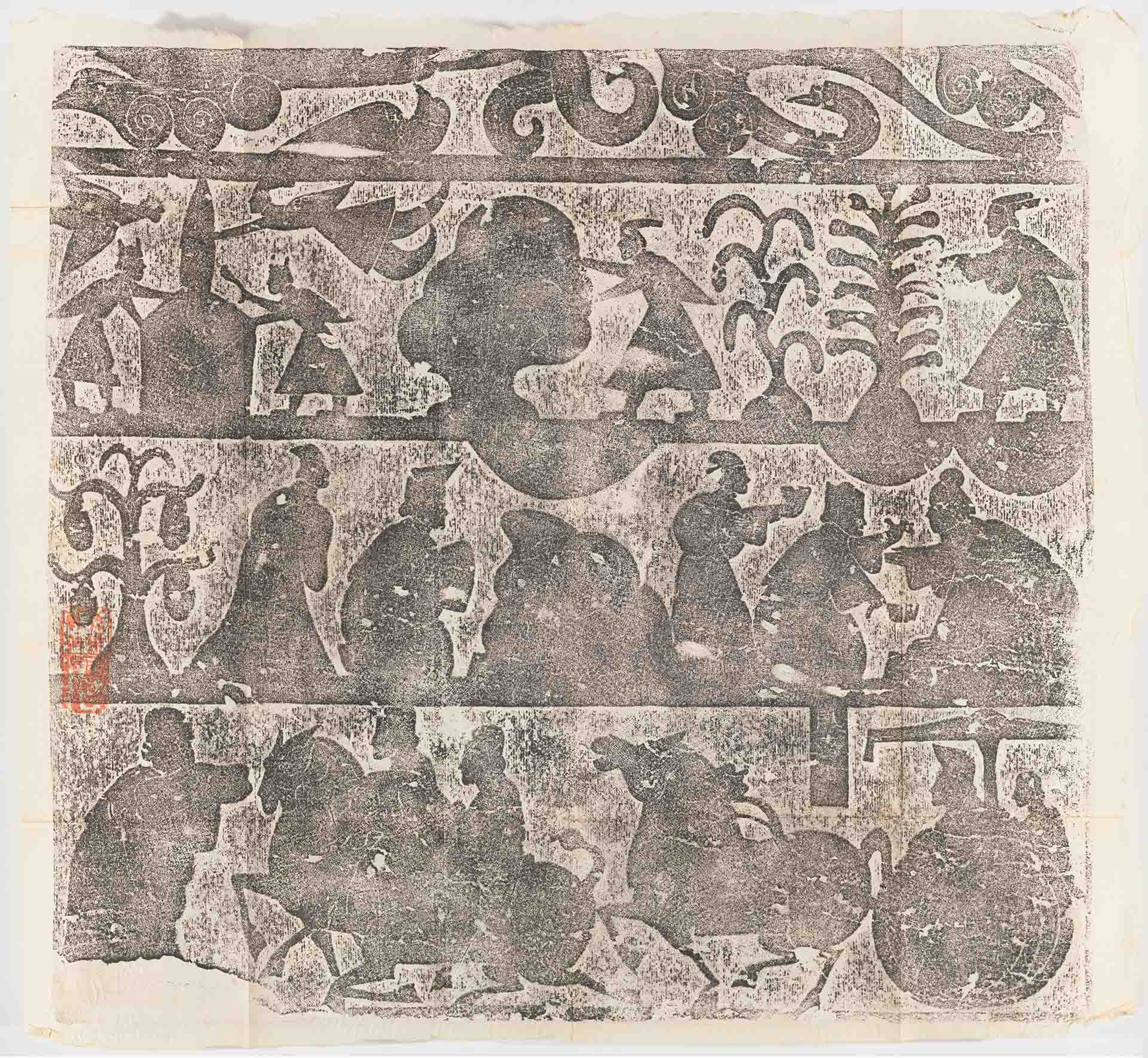 东汉 武氏祠画像石 淸末拓本43书法超高清大图原图扫描真迹全图书画图片下载