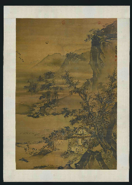 明 戴进 世外桃园图立轴绢本100x140CM