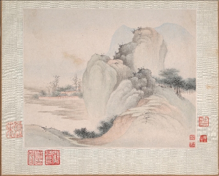 清 樊圻 为玉翁作山水册8帧纸本 15.2 x 18.9 cm