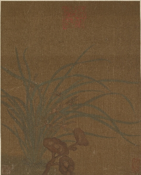 五代 黄居寀 花鸟图册绢本45.6×36.7