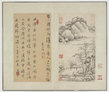 清 恽寿平山水真迹十帧纸本63×53