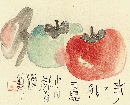唐云-四时果册
