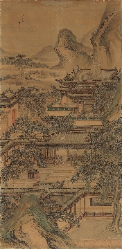 清 袁江－桂林秋月 纸本