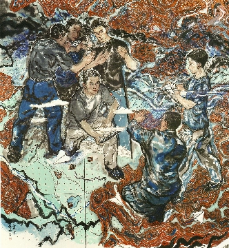 023-国画-解坤-蓝色梦想32