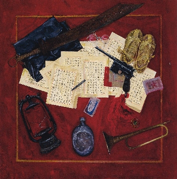 油画记忆的符号