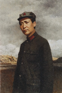 油画毛主席红军时期