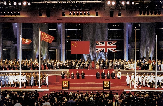 照片1997香港回归交接仪式-2