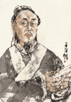 人物图_纸本_9_54.4X77.9cm