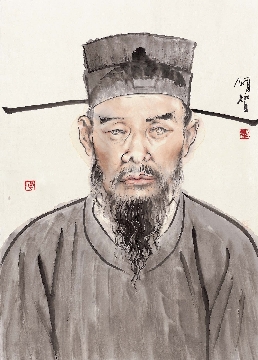 人物图_纸本_20_55.3X72.3cm