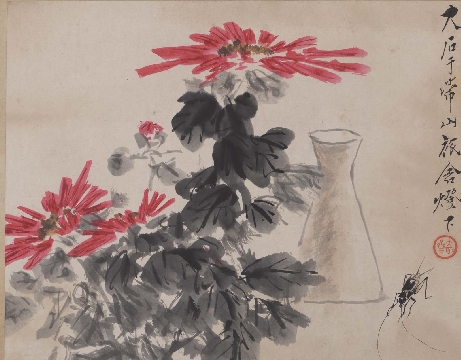 近_唐云_册页花卉-01