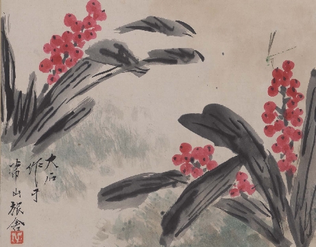 近_唐云_册页花卉-04