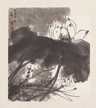 近_谢稚柳_花卉册页-03