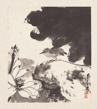 近_谢稚柳_花卉册页-05