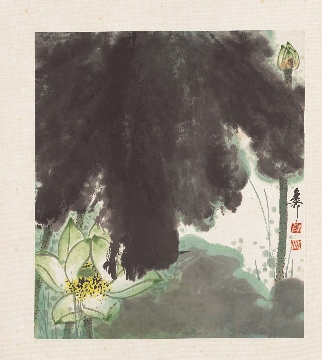 近_谢稚柳_花卉册页-06