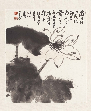 近_谢稚柳_花卉册页-12