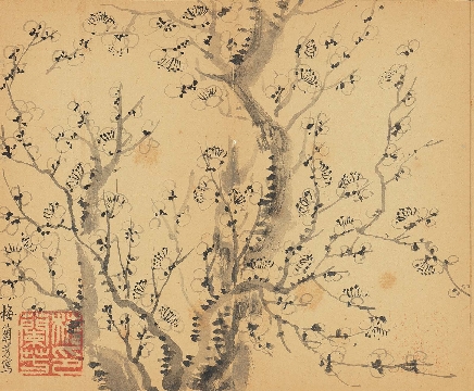 近_谢稚柳等_花鸟册页_纸本_12x480cm-16