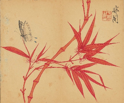 近_谢稚柳等_花鸟册页_纸本_12x480cm-19