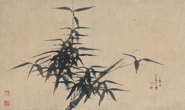 明_陈洪绶等_花卉山水-10张