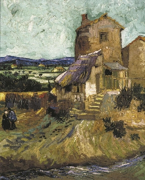 凡高 老磨坊1888 64.5×54