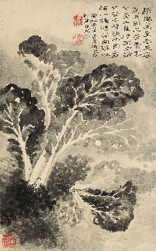 明_石涛_山水花卉八开-04