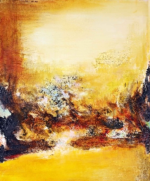 赵旭－19.8.74-73x60cm-布面油画-1974年