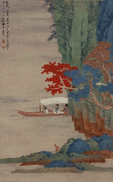 谢稚柳  夜游赤壁图549x878