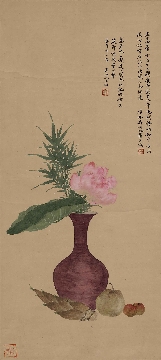 吴湖帆-慕君先生-花瓶-39.8x89