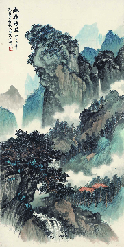 吴湖帆 春领晴庄
