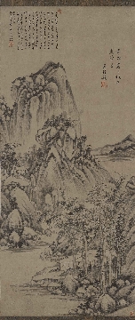 清 王时敏-仿大痴山水(508x1201)