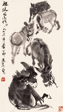 黄胄－驴1