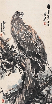 黄胄-鹰