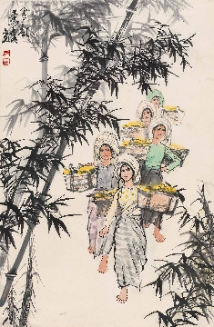 黄胄-满载而归c2548
