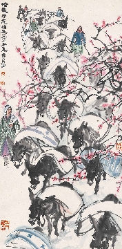 黄胄  运粮图