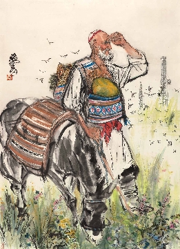 黄胄  库尔班大叔