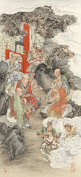 佛法佛像-册页图录-2-146-夏荆山佛像画