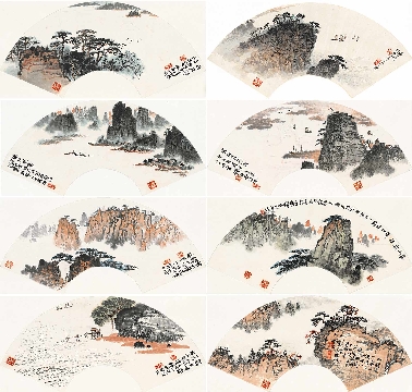 钱松岩 河山  图册