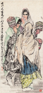 黄胄-人物十条屏06