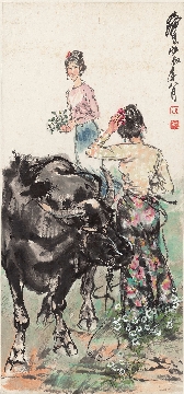 黄胄-人物十条屏