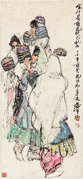 黄胄-人物十条屏