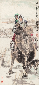 黄胄-人物十条屏