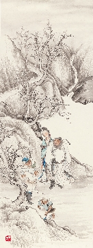 佛教图录图片-295-夏荆山佛像画-钟馗
