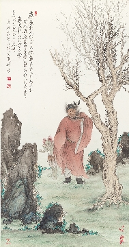 佛教图录图片-283-夏荆山佛像画-钟馗