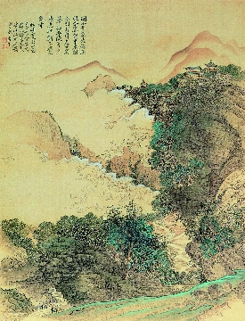 清_恽寿平_仿古山水册_纸本_16X21cm-9张