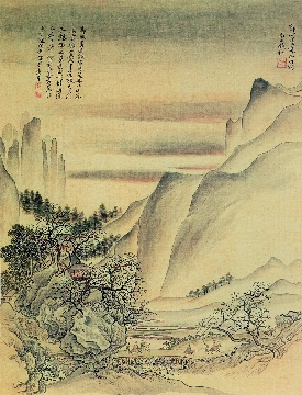 清_恽寿平_仿古山水册_纸本_16X21cm-06