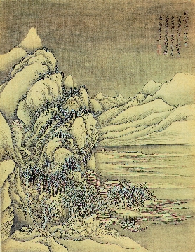 清_恽寿平_仿古山水册_纸本_16X21cm-09