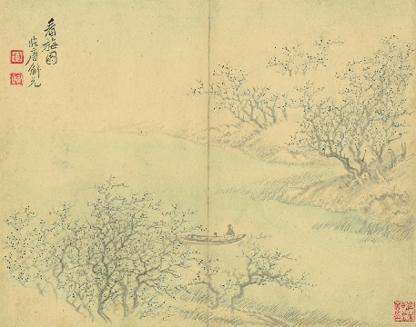 清_恽寿平_南田山水册页_纸本-07