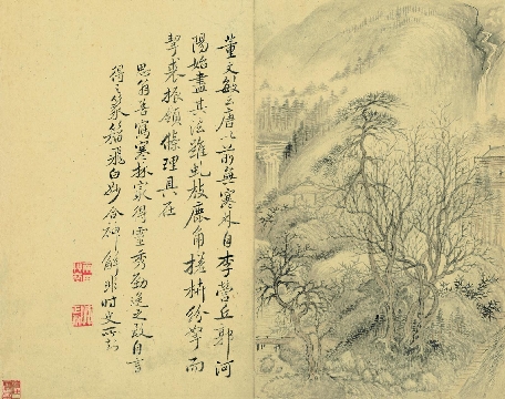 清_恽寿平_南田山水册页_纸本-12