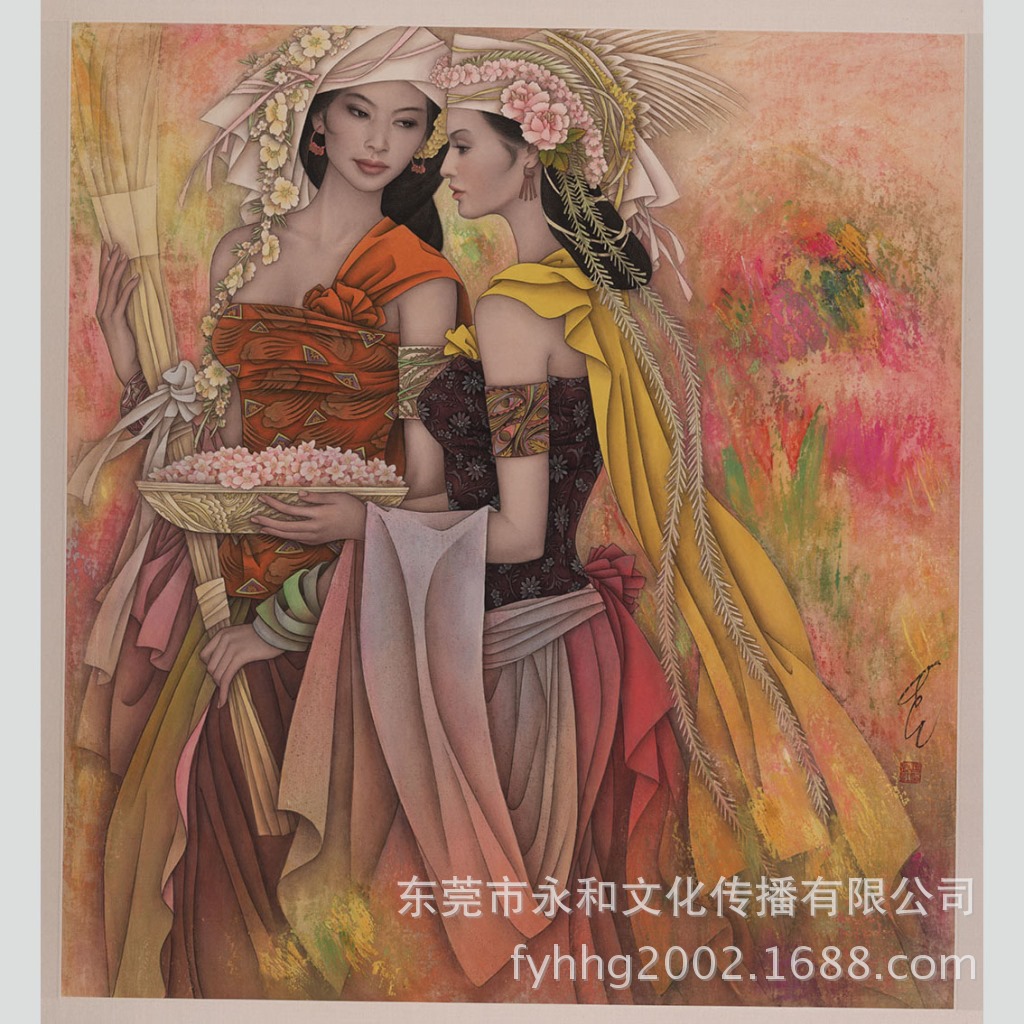 冯长江 巴里岛节日86×94