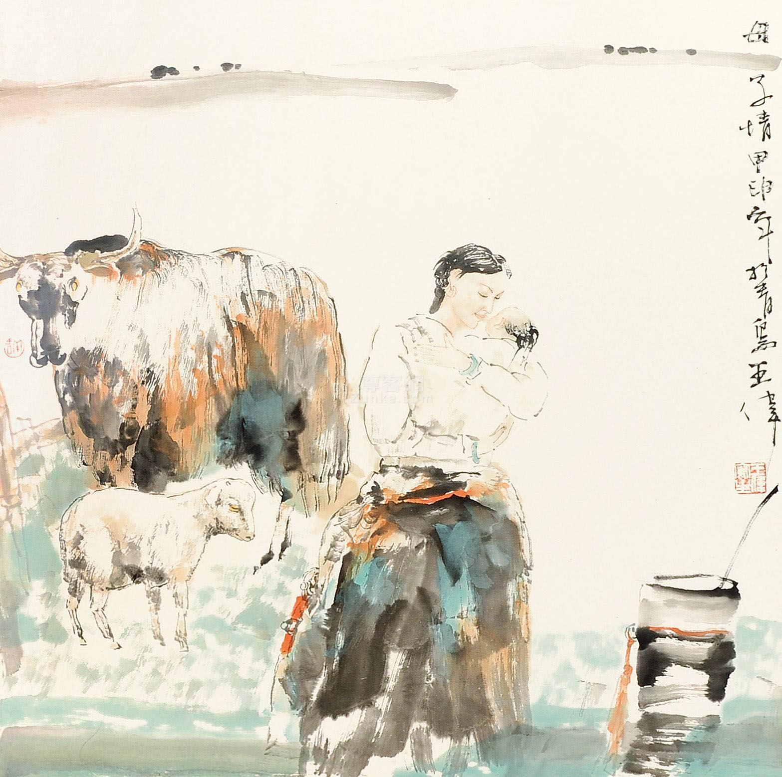 王伟作品欣赏王伟 人物 镜框 纸本 王伟作品欣赏王伟 人物 镜框 纸本